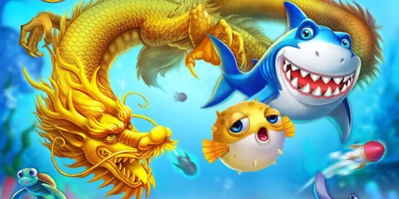 Bắn Cá Long Vương OK8386 gây ấn tượng với đồ họa 3D sống động, sinh vật biển chân thực
