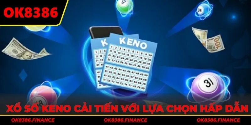 Xổ số Keno cải tiến với nhiều lựa chọn hấp dẫn